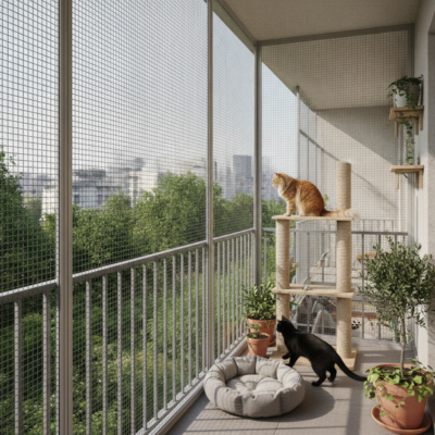 balkon kattenproof maken