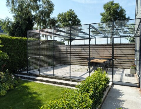 Catio op maat aan een terras in Kwadijk
